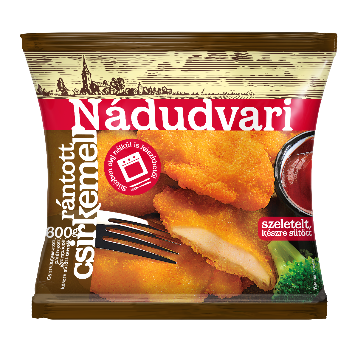 Nádudvari rántott csirkemell 600g